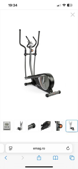Bicicletă eliptică kondition Bell 7800 cu afișaj electronic