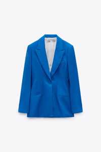 Продам пиджак Zara, цвет синий электрик