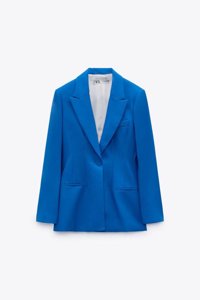 Продам пиджак Zara, цвет синий электрик