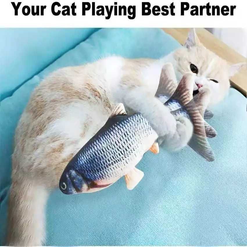 риба играчка за котка  електронна