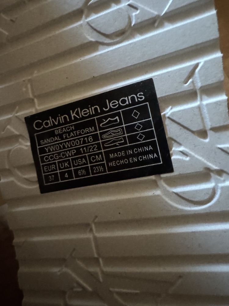 Дамски чехли Calvin Klein