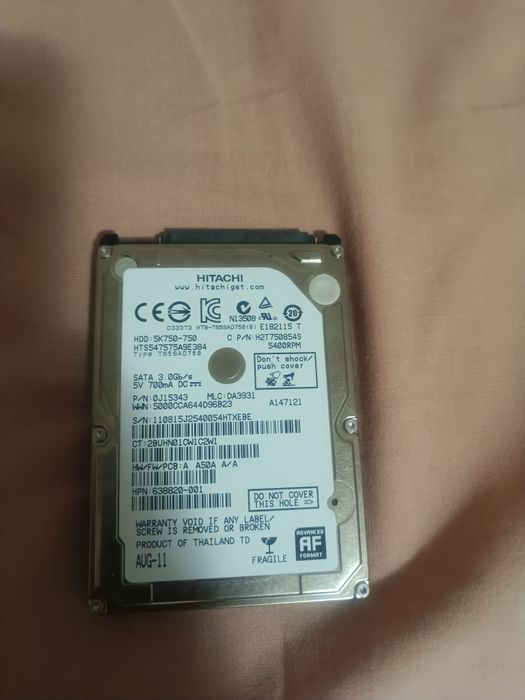 Хард диск 750 Gb