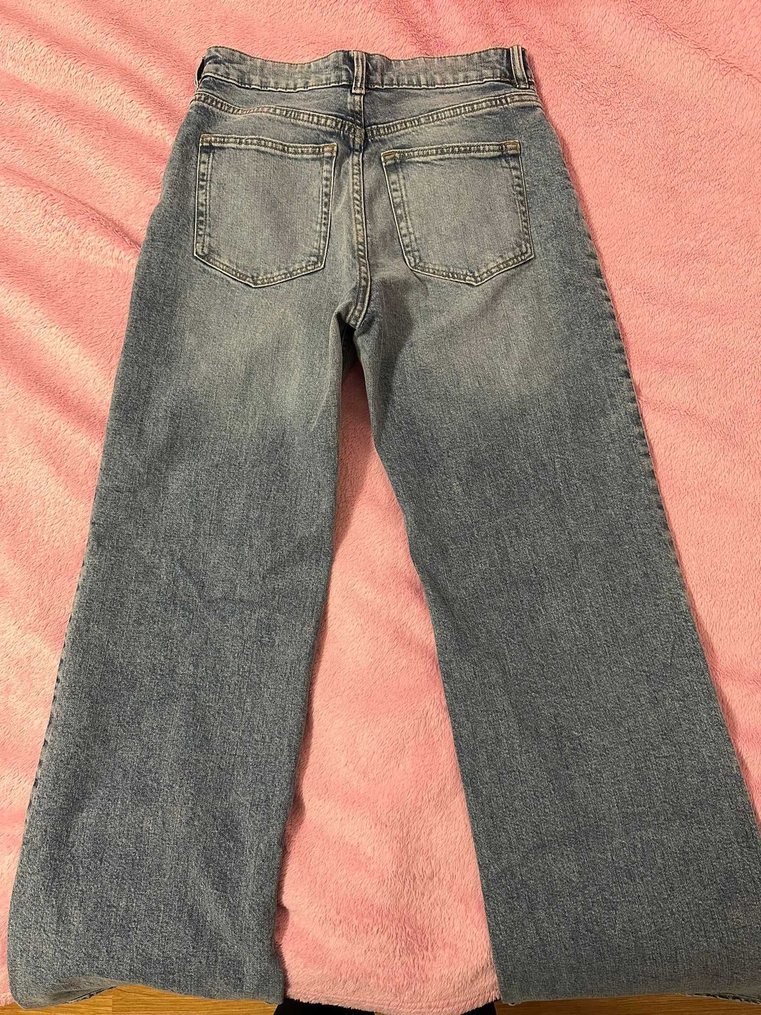 Vând blugi damă wide leg