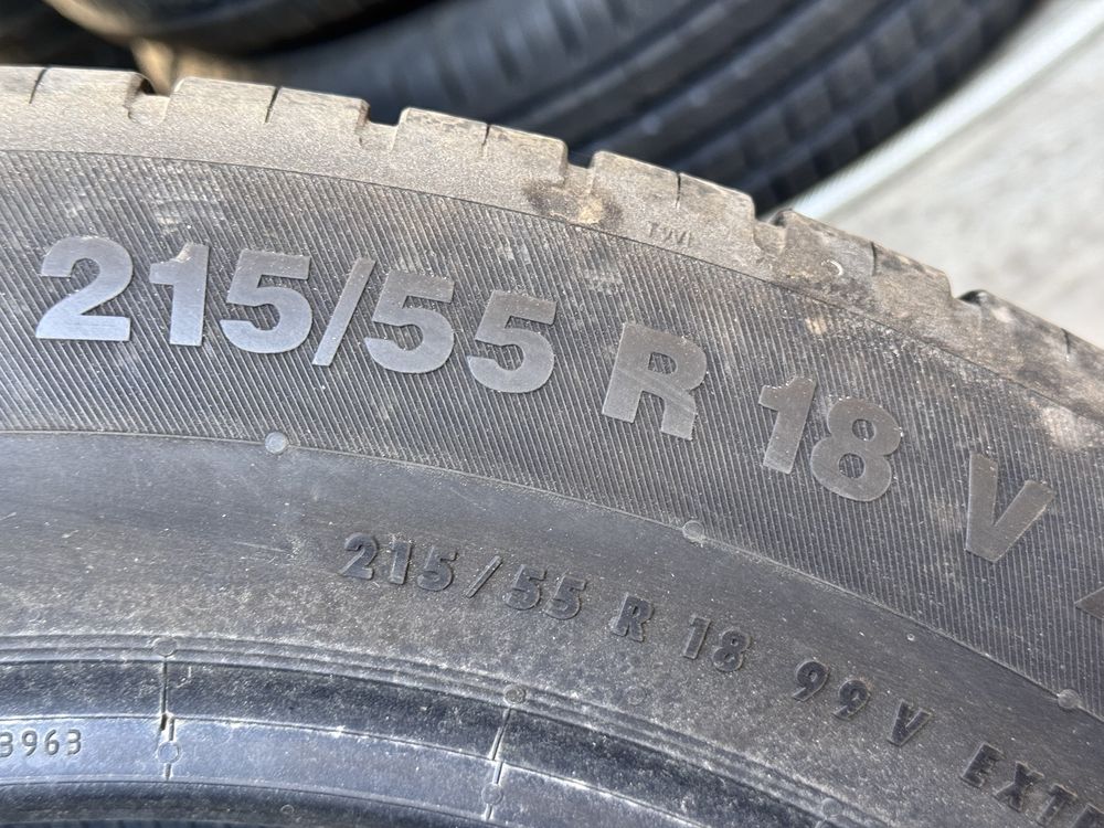 215/55/R17’Continental EcoContact5 4бр летни dot4717 6-7мм