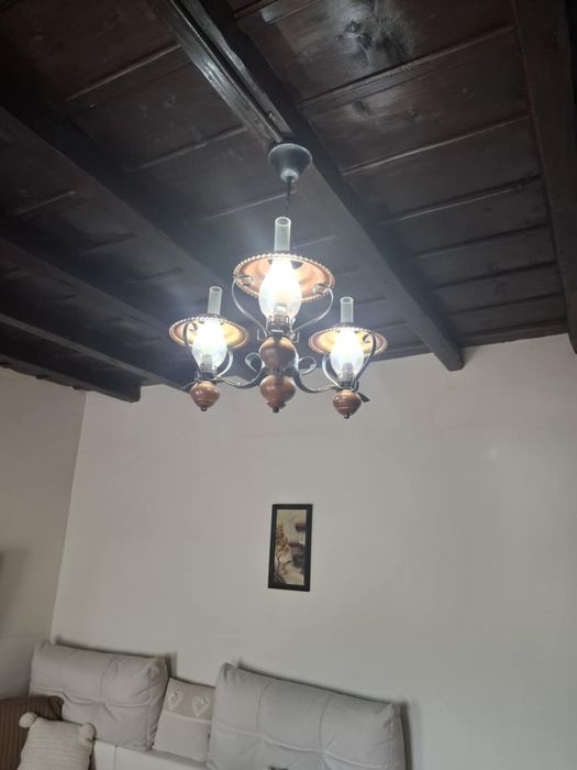 Абажур старинен за таван