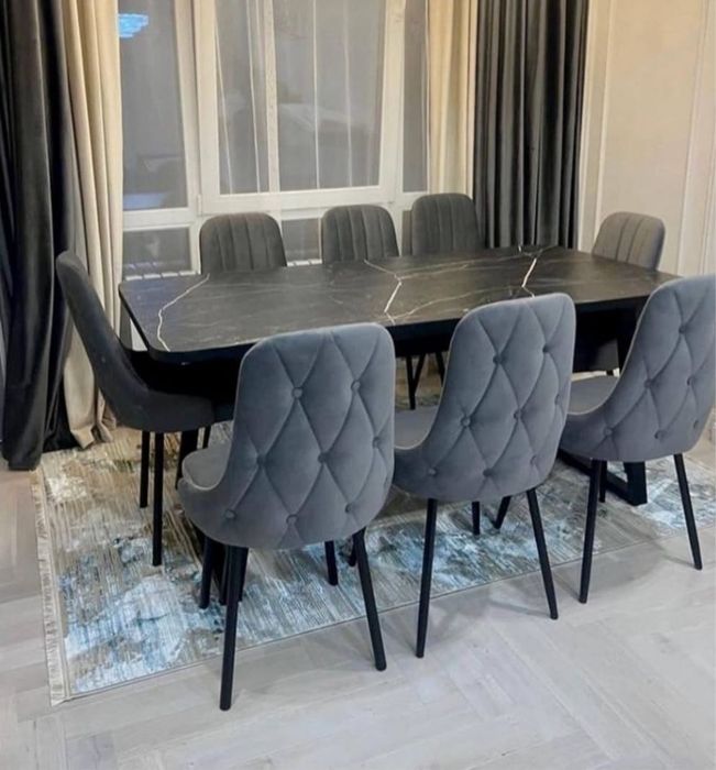 Стол 180×90 + стулья