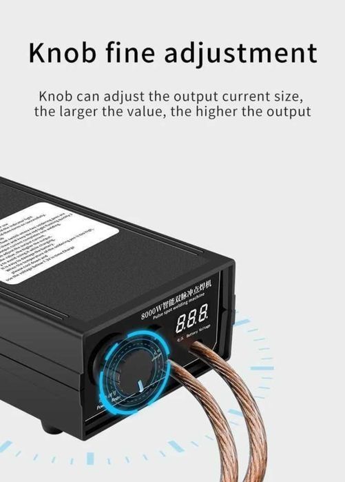 Mini aparat sudura in puncte acumulatori-putere 8000 W-Nou