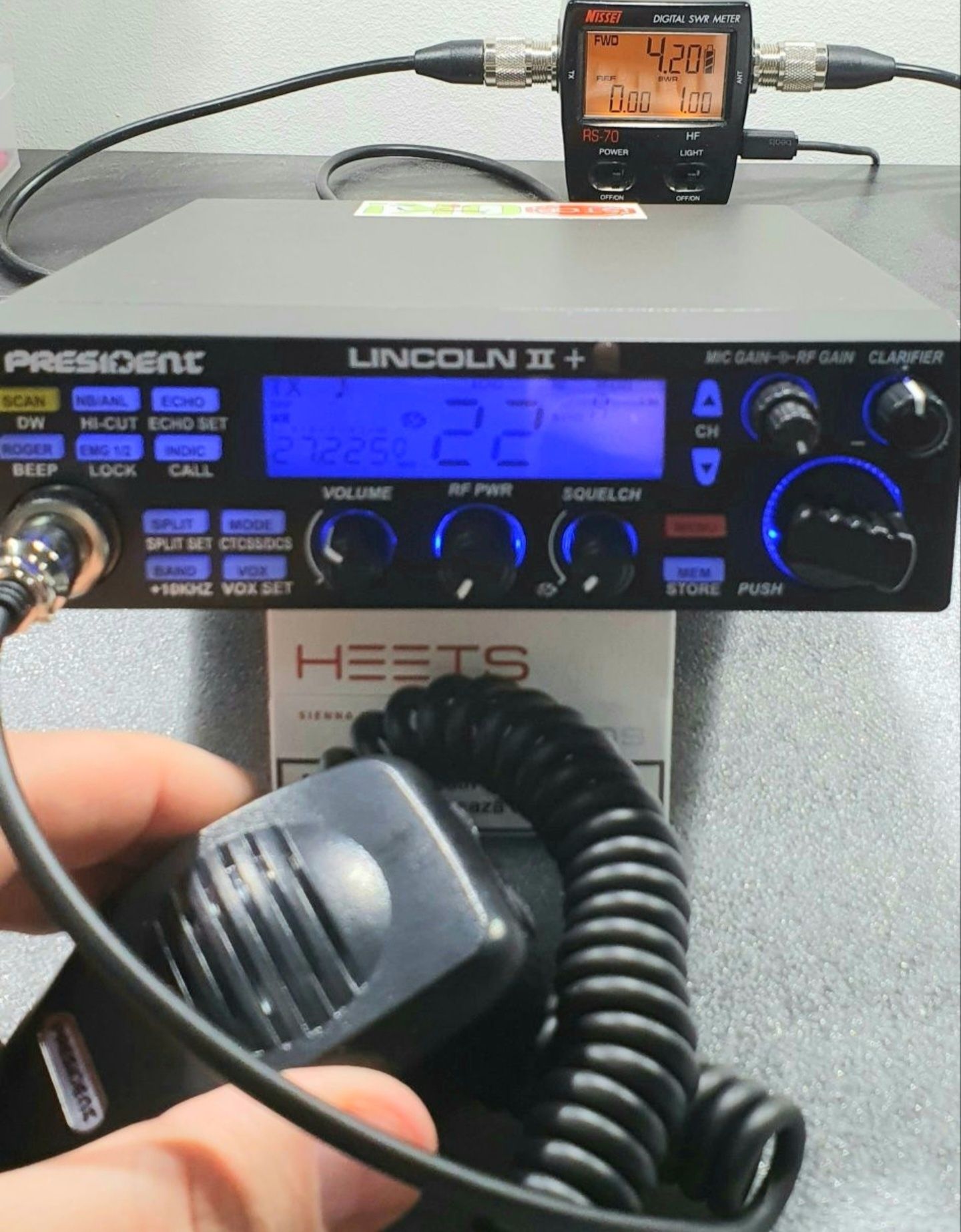 Statie radio CB - President LINCOLN II+ (70W)* produs nou/garantie