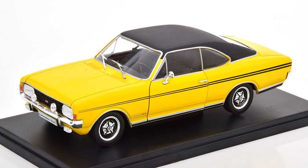 Macheta OPEL COMMODORE A GS-E COUPE 1970 - Hachette, scara 1/24, noua.