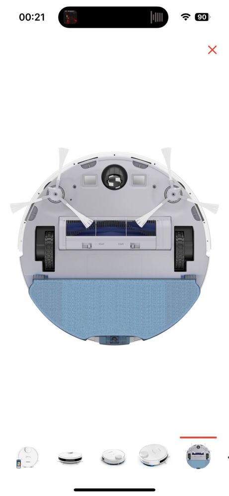 Робот-пылесос Tefal Xplorer Serie 95 RG7987WH белый