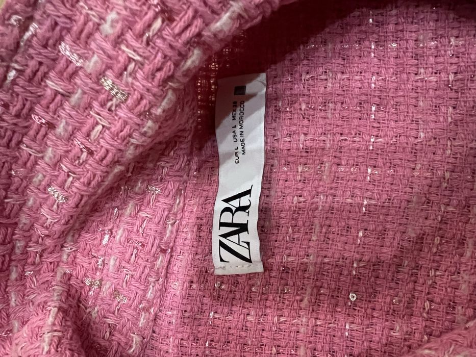 Tweed розово сако Zara