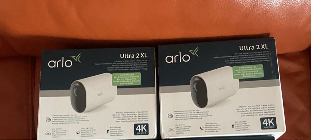 Camera video  ARLO ultra2 XL 4K , 12 Luni baterie,  XL , nou , sigilat