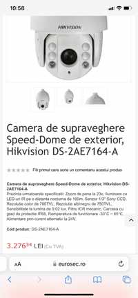Camera de supraveghere HIKVISION DS-2AE7164-A