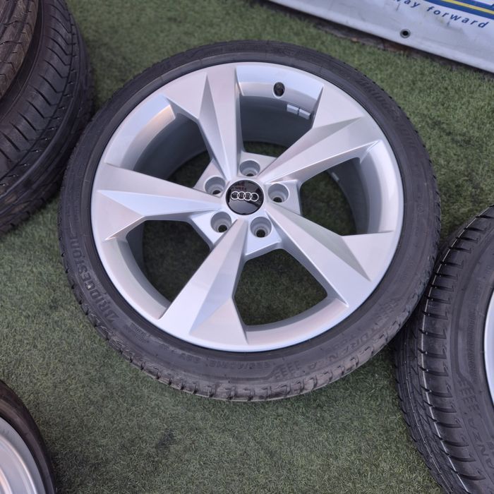 Jante R 18" 5x112 Audi A3 Originale cu 225 40 18 Bridgestone