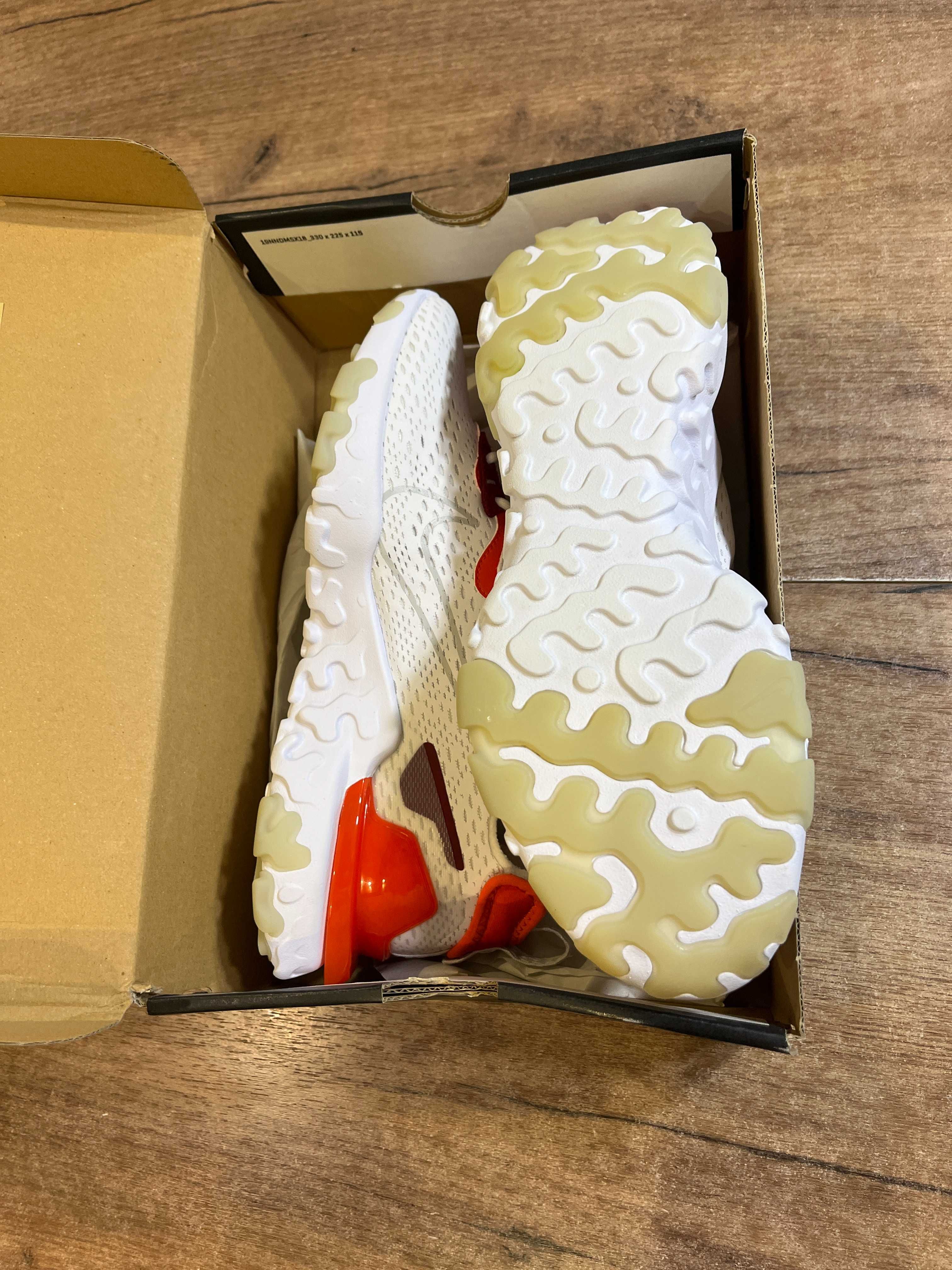 ОРИГИНАЛНИ *** Nike React Vision D/MS/X White Grey Orange