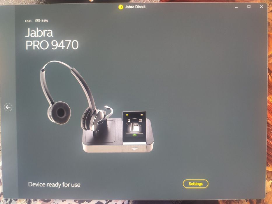 Casti bluetooth Jabra Pro 9470 duo pachet complet