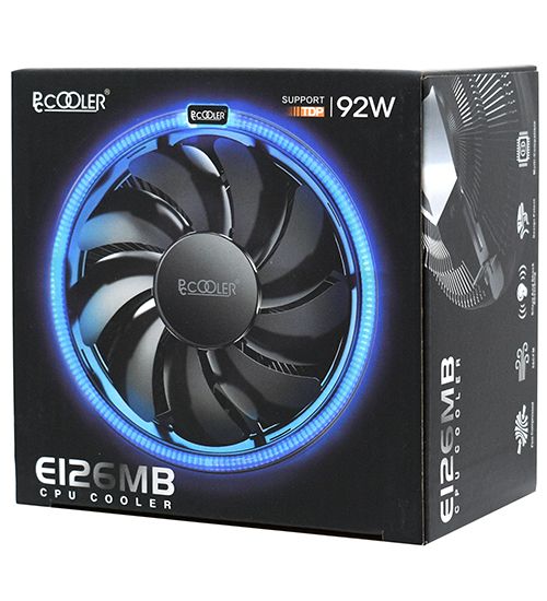 Система охлаждения PCCooler E126MB, blue LED