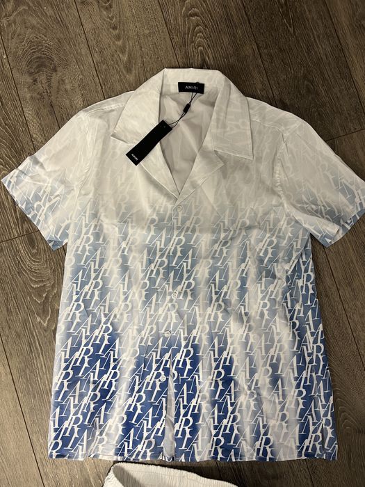 Compleu amiri alb cu albastru, M