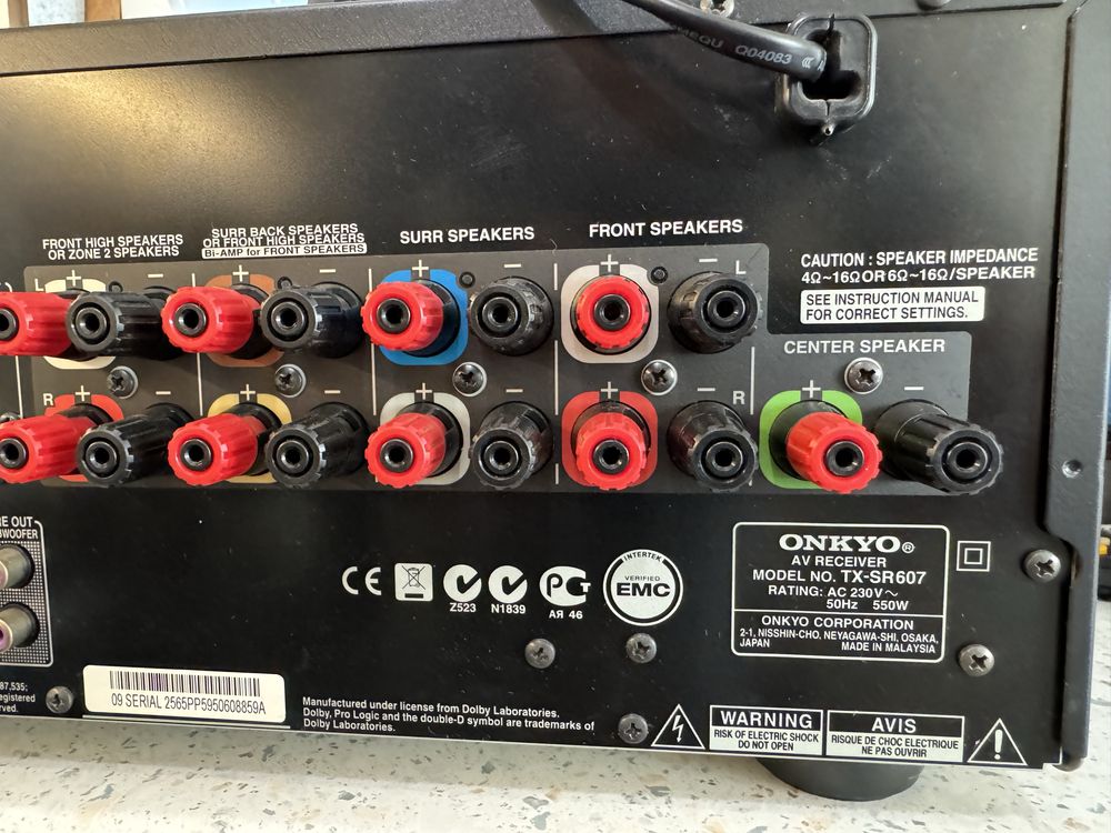 Onkyo TX-SR607 resiver