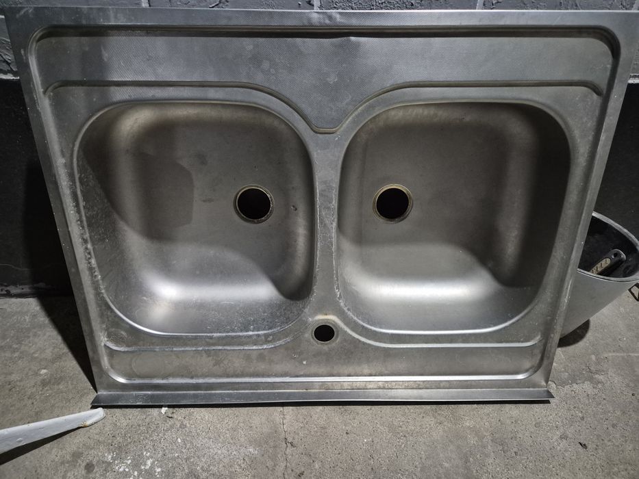 Раковина мойка двухсекционная нержавейка
