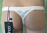 Chiloti tanga super sexy BOOHOO(UK) fete/femei semitransparenti S(noi)