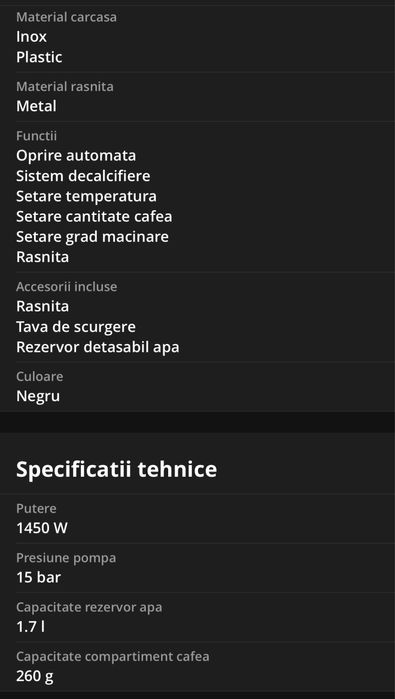 Espressor automat Krups Essential EA81P070