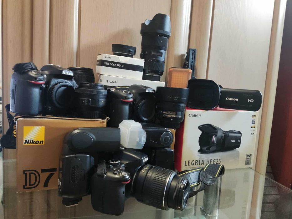 Echipament complet foto-video, obiective, blituri!