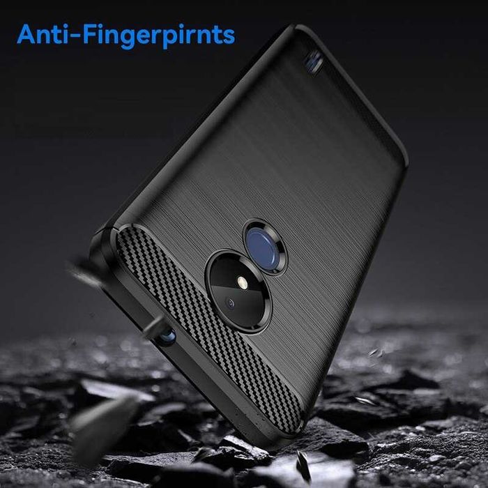 Nokia C21 - Удароустойчив Кейс Гръб CARBON