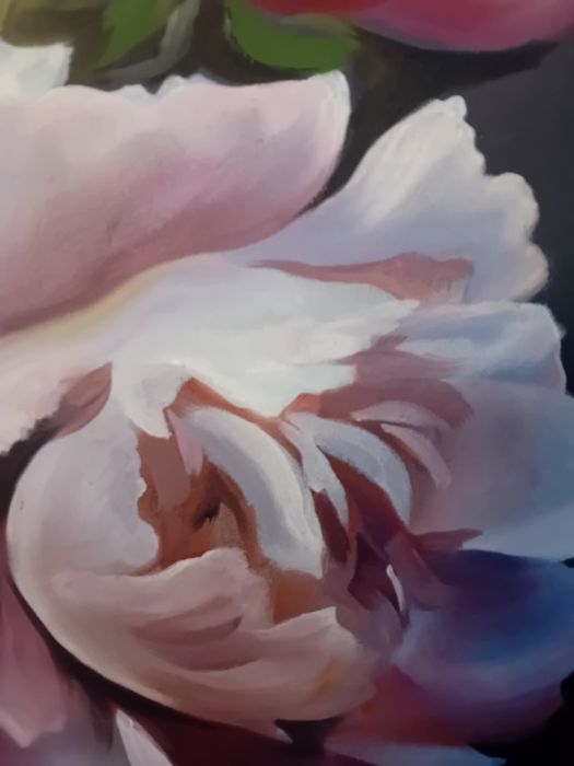 Картина " божури"40х50, масло