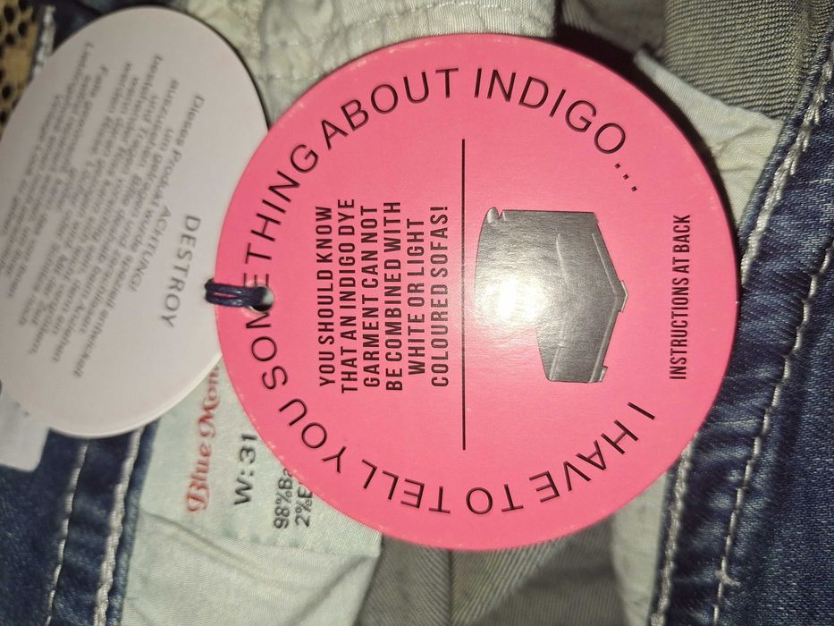 Jeans dama, nou cu etichete, Blue MonkeyW32L34