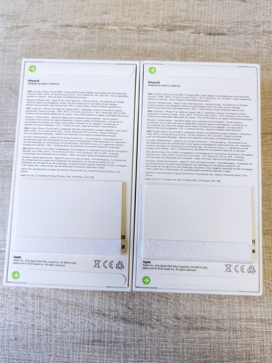 НОВ Apple iPhone 15 128GB Black Green Гаранция!