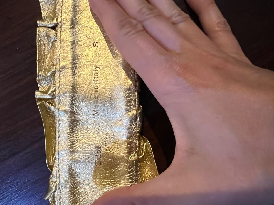 Chloe копринена рокля с колан