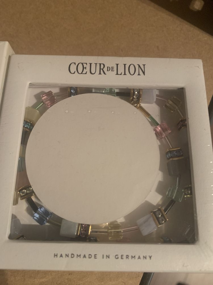 Set colier plus brățara Coeur de Lion,Swarovski ,pietre prețioase