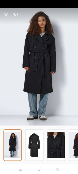 Trench dama nou, mărime xs/s, Noisy May