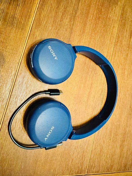 Casti On-Ear SONY WHCH510L, Bluetooth, Microfon, Albastru