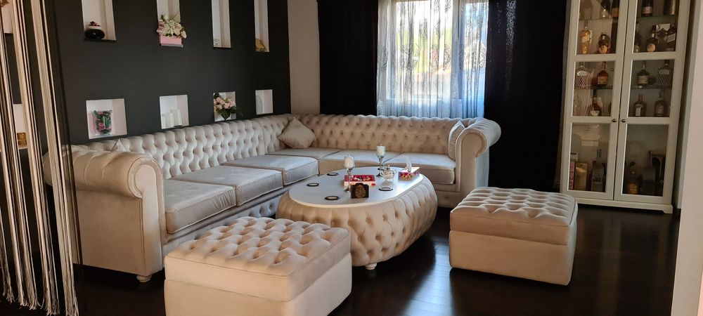 Set Canapea Chestefield pt living