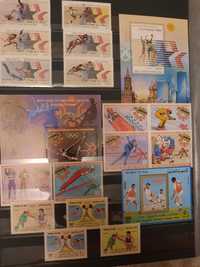Vând timbre sport straine filatelie