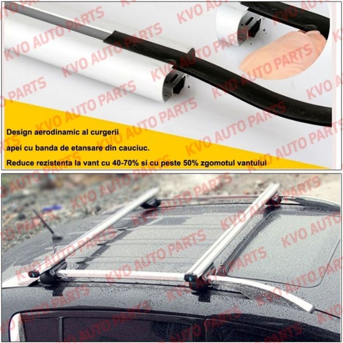 Bara/Set bare aluminiu portbagaj cu cheie Skoda Octavia 1 2 3 Fabia 1
