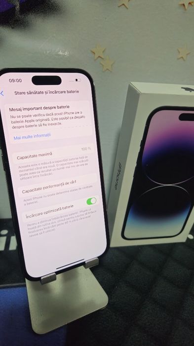 iPhone 14 Pro 5G 256GB Baterie:100%.Preṭ fix Ca Nou.