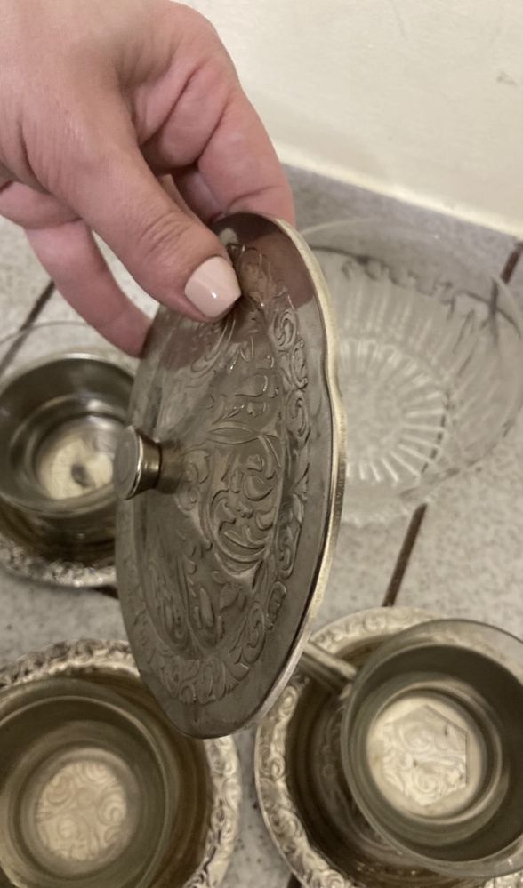 Подстъкан сервиз за кафе