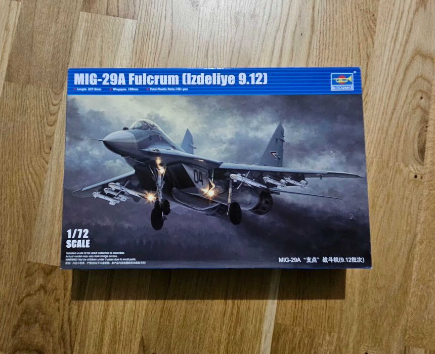 Mig-29А Fulcrum модел за сглобяване на Trumpeter 1/72
