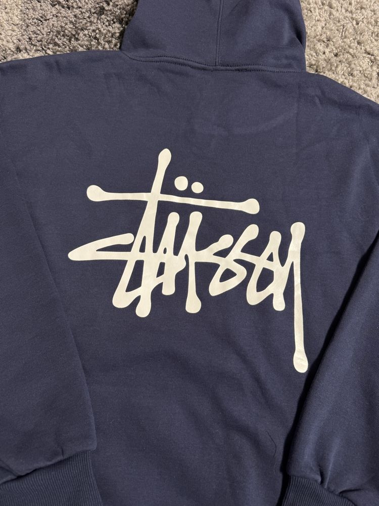 Stussy blue hoodie