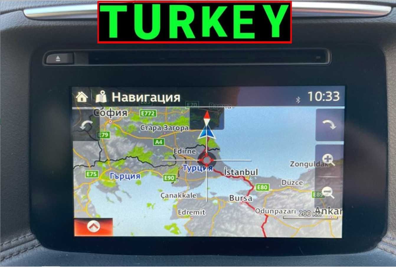 2025 Мазда СД карта за навигация Sd Card Mazda 2 3 6 NVA-SD8110 AVN1