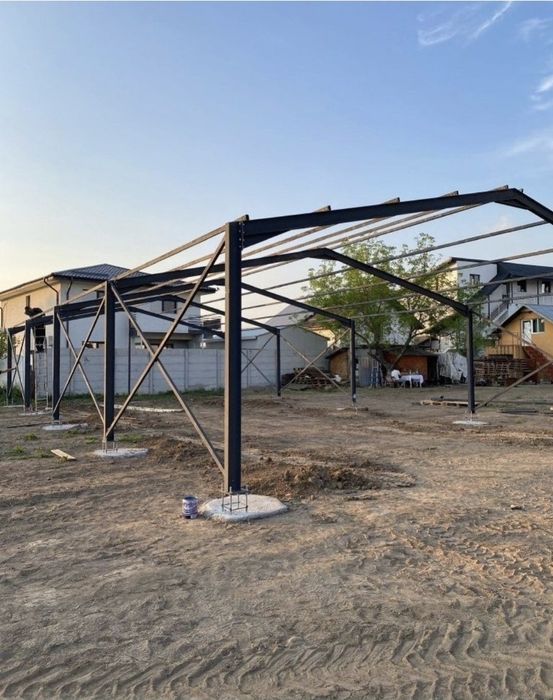 Vand structura metalica din stoc 10x20x4m 11x30x4m
