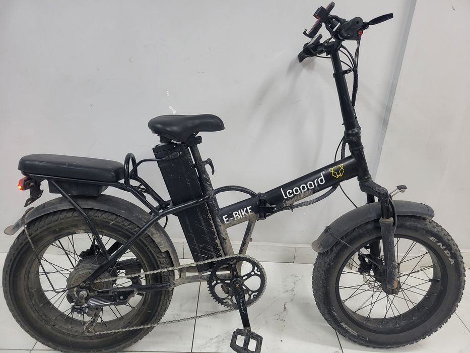 Электровелосипед электро велосипед Леопард Leopard 1000w 25ah на ходу