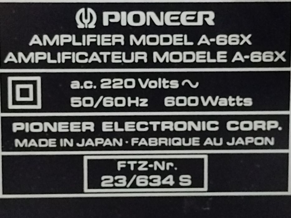 amplificator Pioneer A 66 X