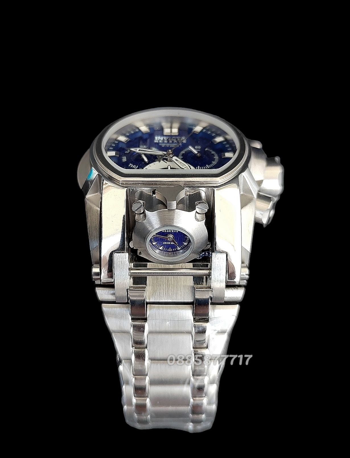 часовник INVICTA Bolt Zeus Magnum Silver 52 mm, Инвикта нов