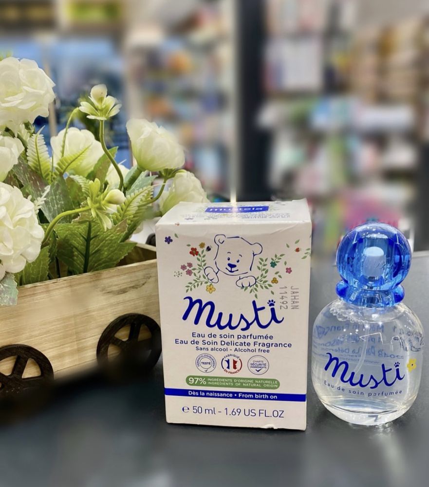 Musti! детская туалетная вода от Mustela! Франция!