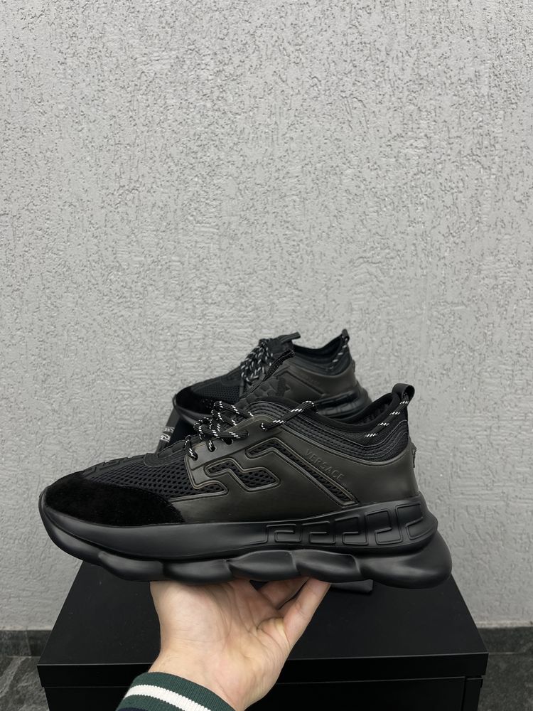 Adidasi Versace Chain Reaction premium full black