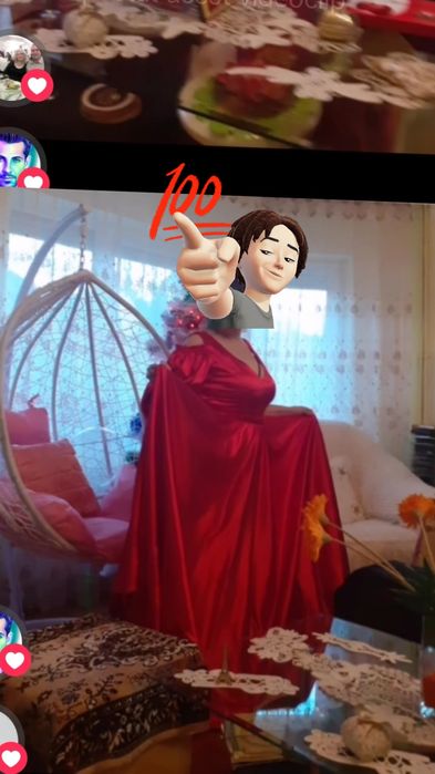 Rochie de seara,lunga cloș, , culoare roșu passion(culoarea sângelui)